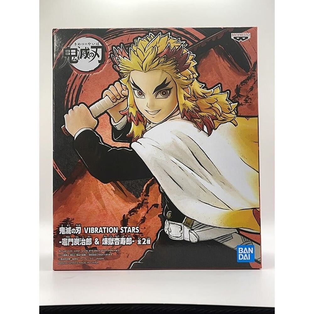 Banpresto Demon Slayer Kyojuro Rengoku Vibration Stars Anime Figure NWT